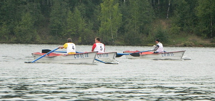 Триатлон, гребля на лодке, 2012