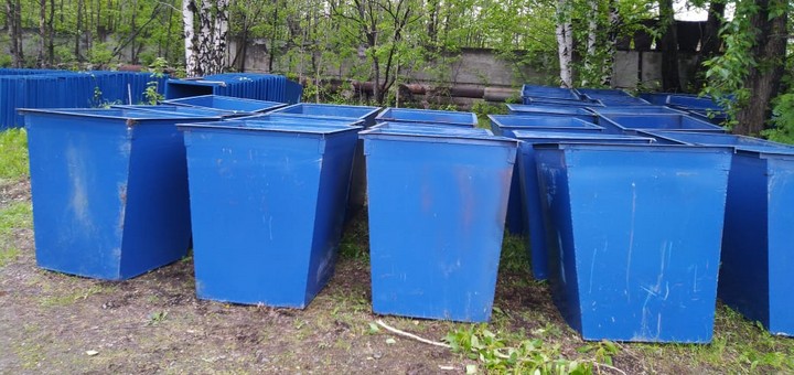 мусорные контейнеры, фото Рифей